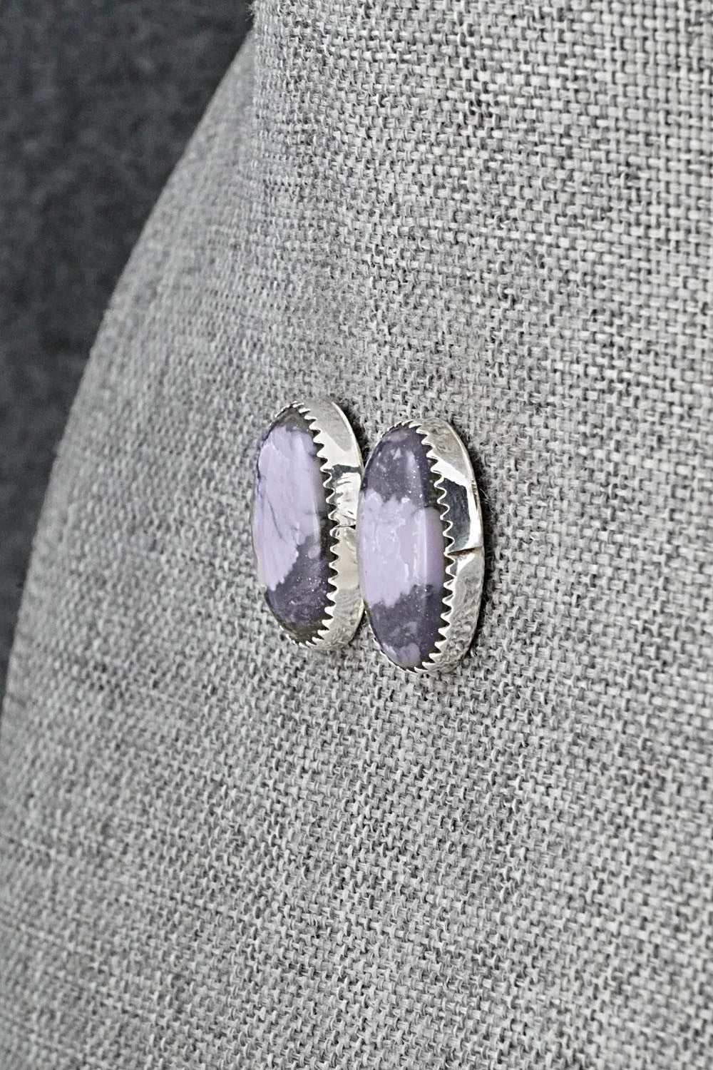 Morado & Sterling Silver Earrings - Murray Hannaweeka