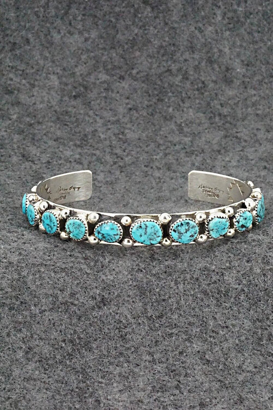 Turquoise & Sterling Silver Bracelet - Darlene Begay