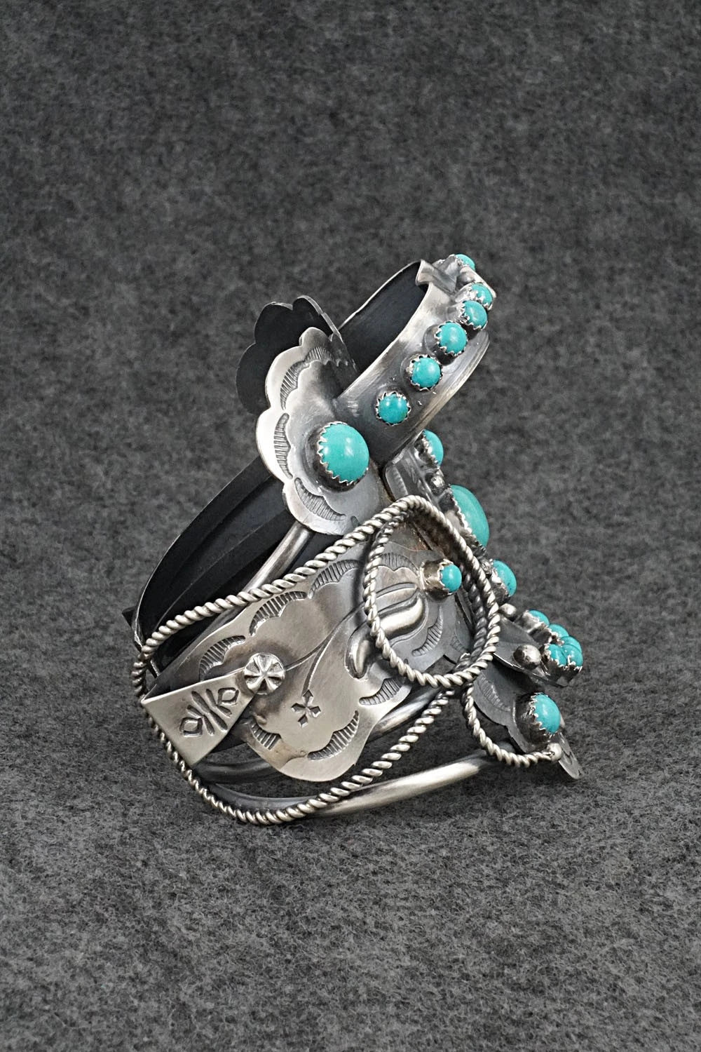 Turquoise & Sterling Silver Bracelet - Tim Yazzie