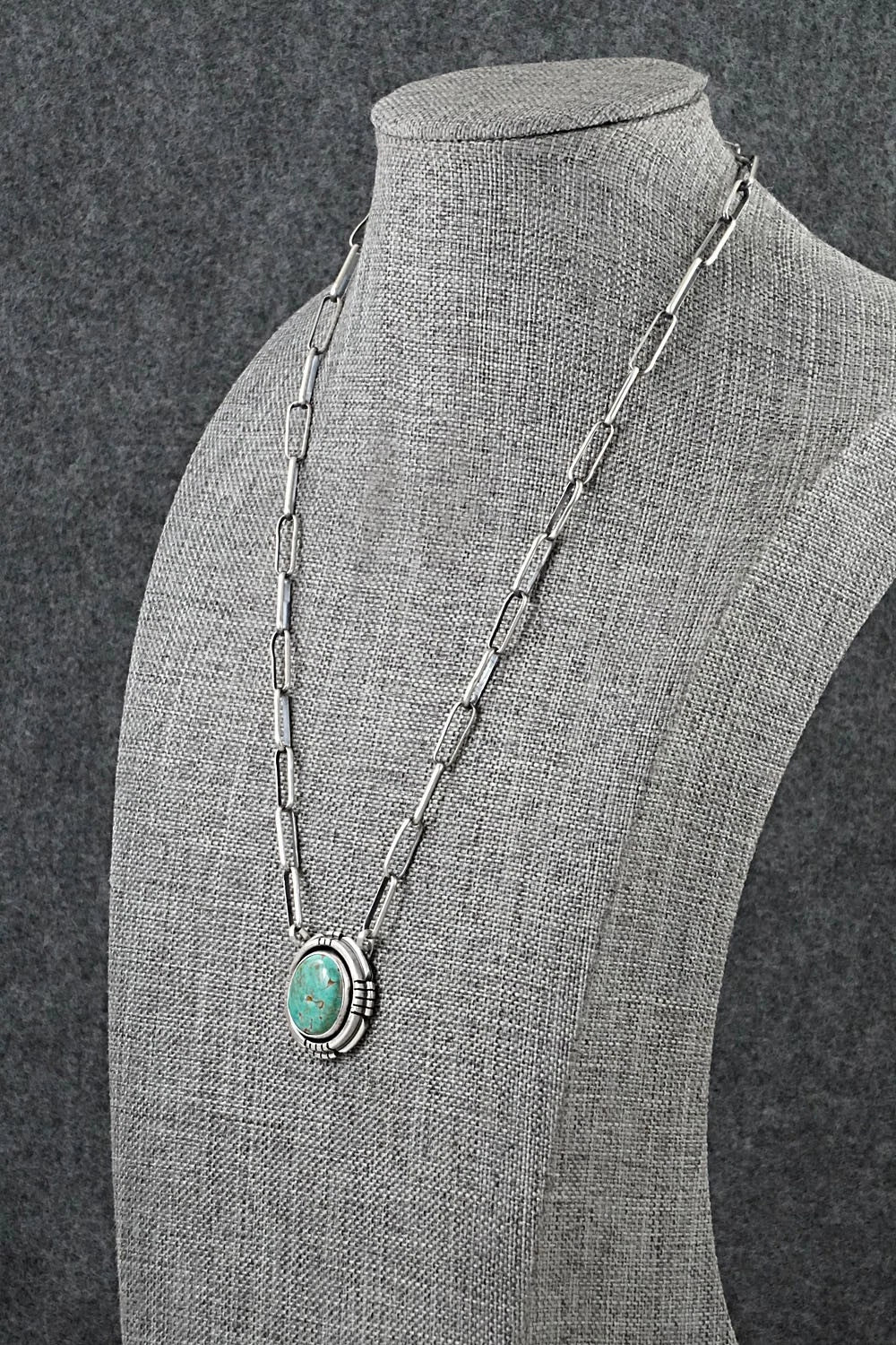 Turquoise & Sterling Silver Necklace - Daniel Benally