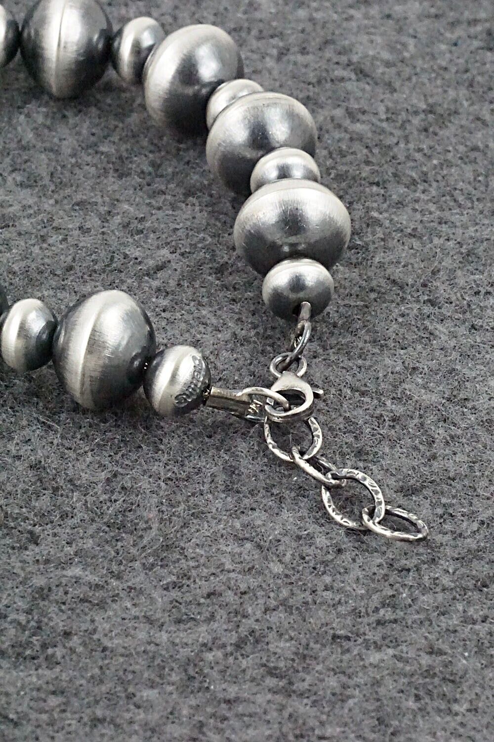 Sterling Silver Navajo Pearl Bracelet - Tonisha Haley