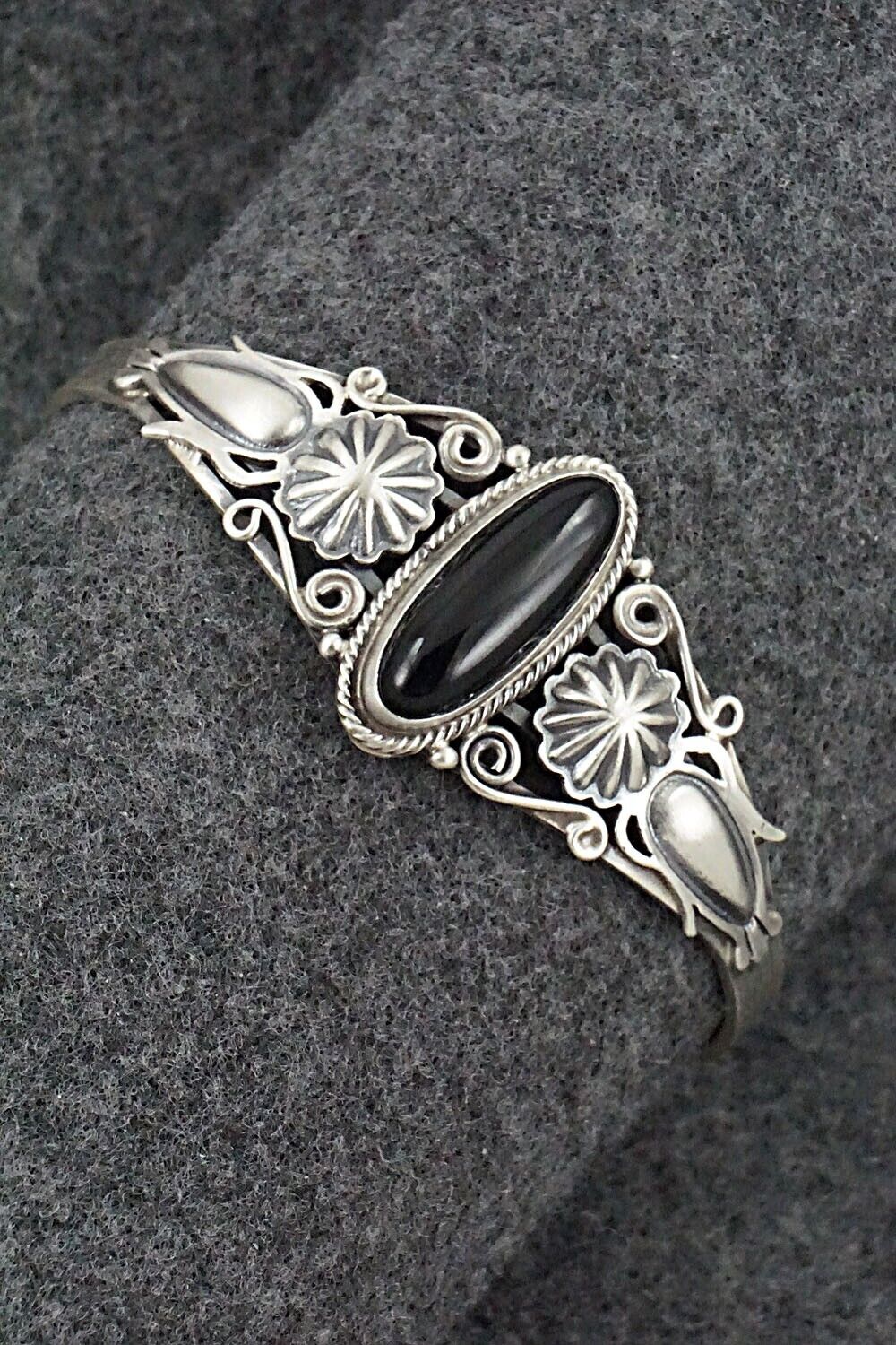 Onyx & Sterling Silver Bracelet - Andrew Vandever