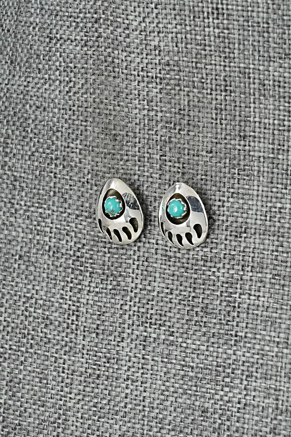Turquoise & Sterling Silver Earrings - Sandra Parker