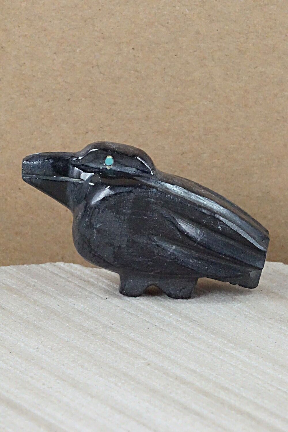 Crow Zuni Fetish Carving - Tim Lementino