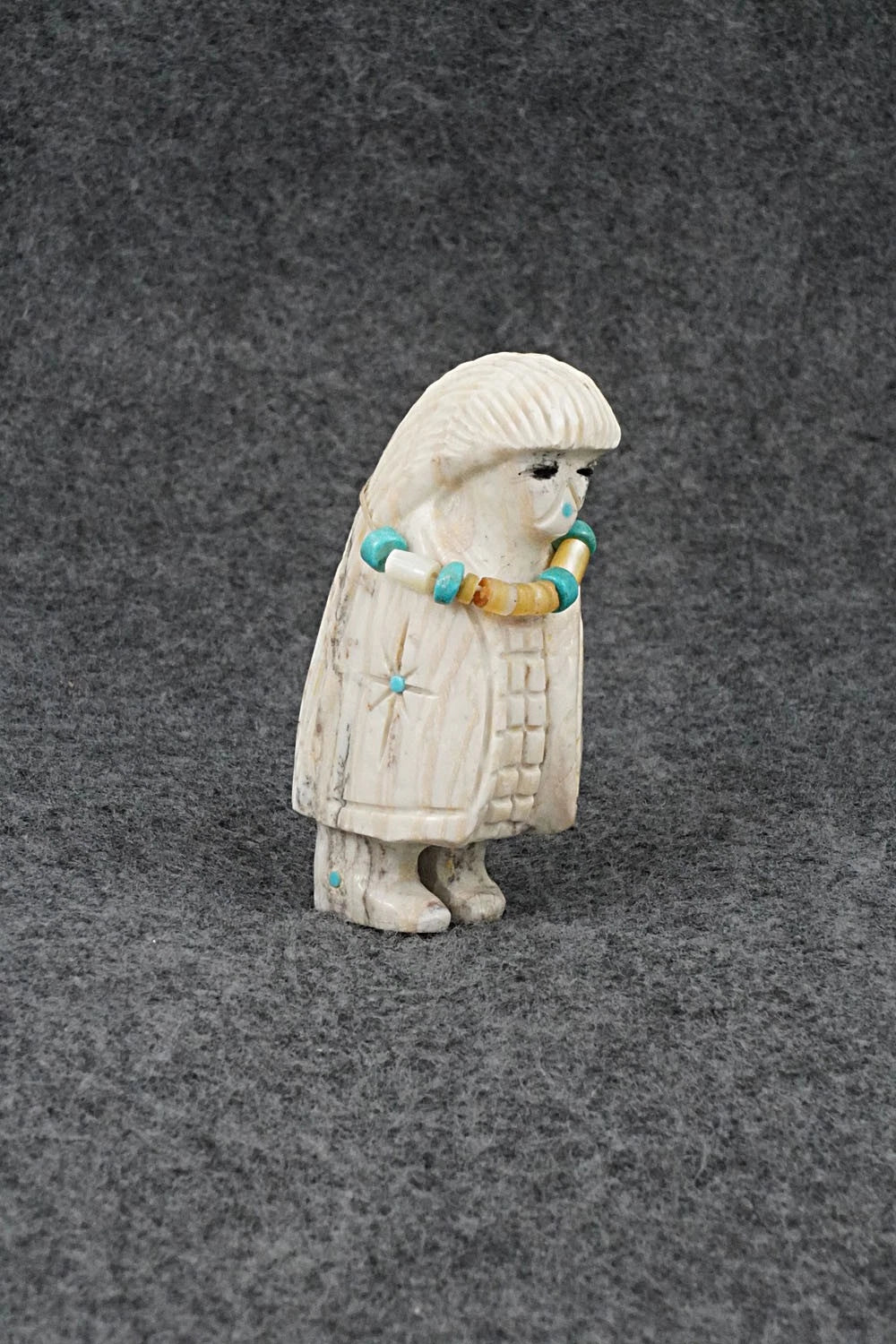 Corn Maiden Zuni Fetish Carving - Farlan & Paulette Quam