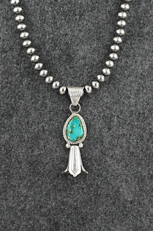 Turquoise & Sterling Silver Necklace - Samuel Yellowhair
