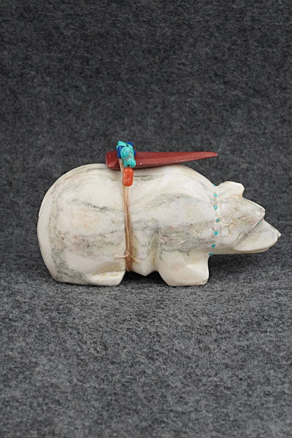 Bear Zuni Fetish Carving - Adrian Cachini