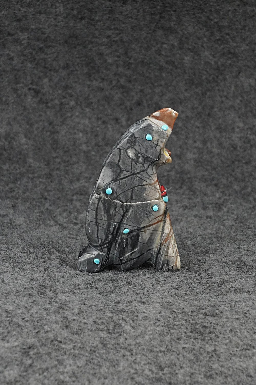 Wolf Zuni Fetish Carving - Danette Laate