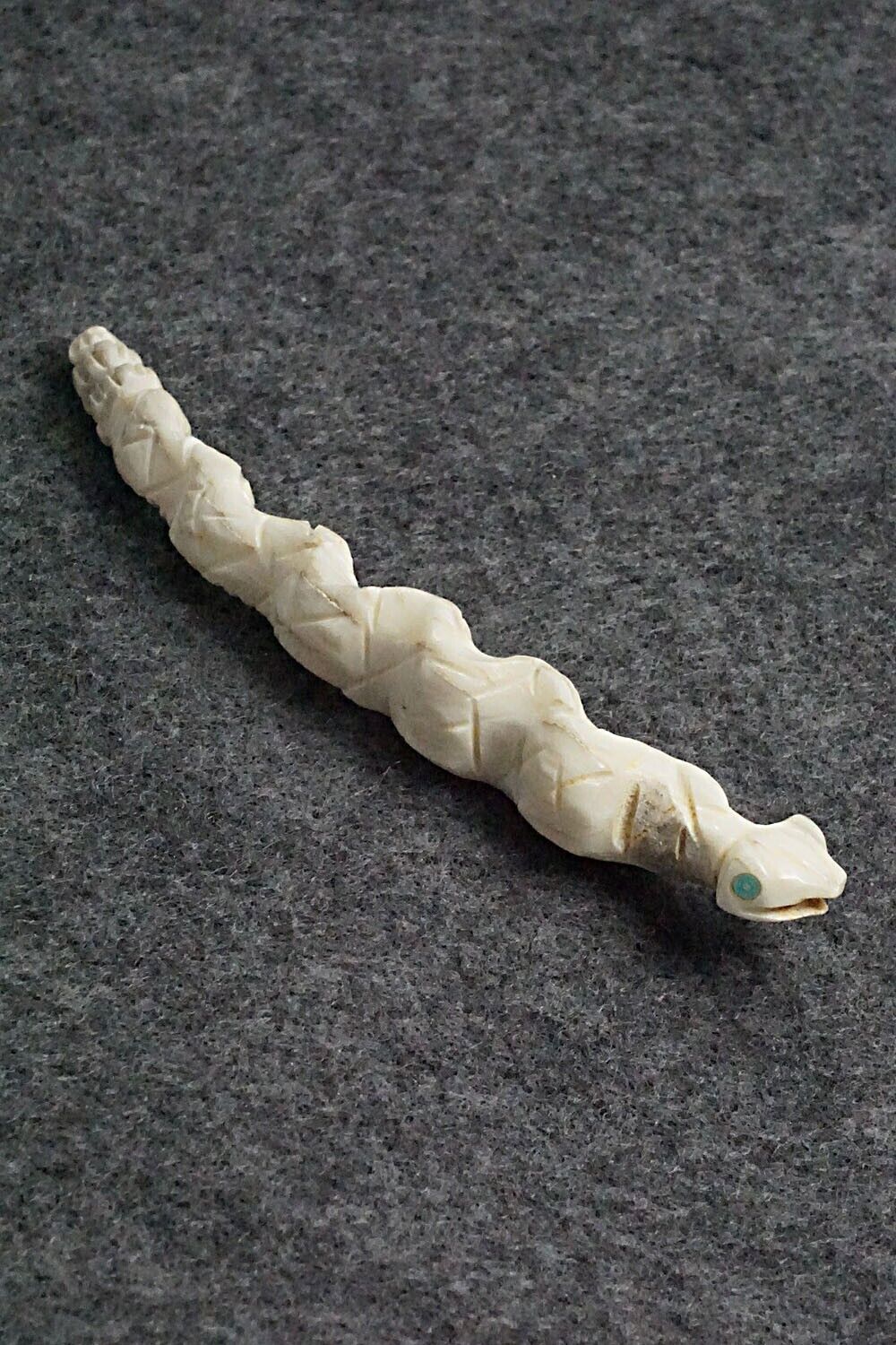 Rattlesnake Zuni Fetish Carving - Allison White