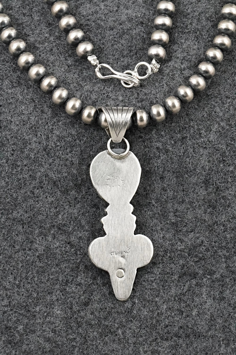 Turquoise & Sterling Silver Necklace - Gary Shorty