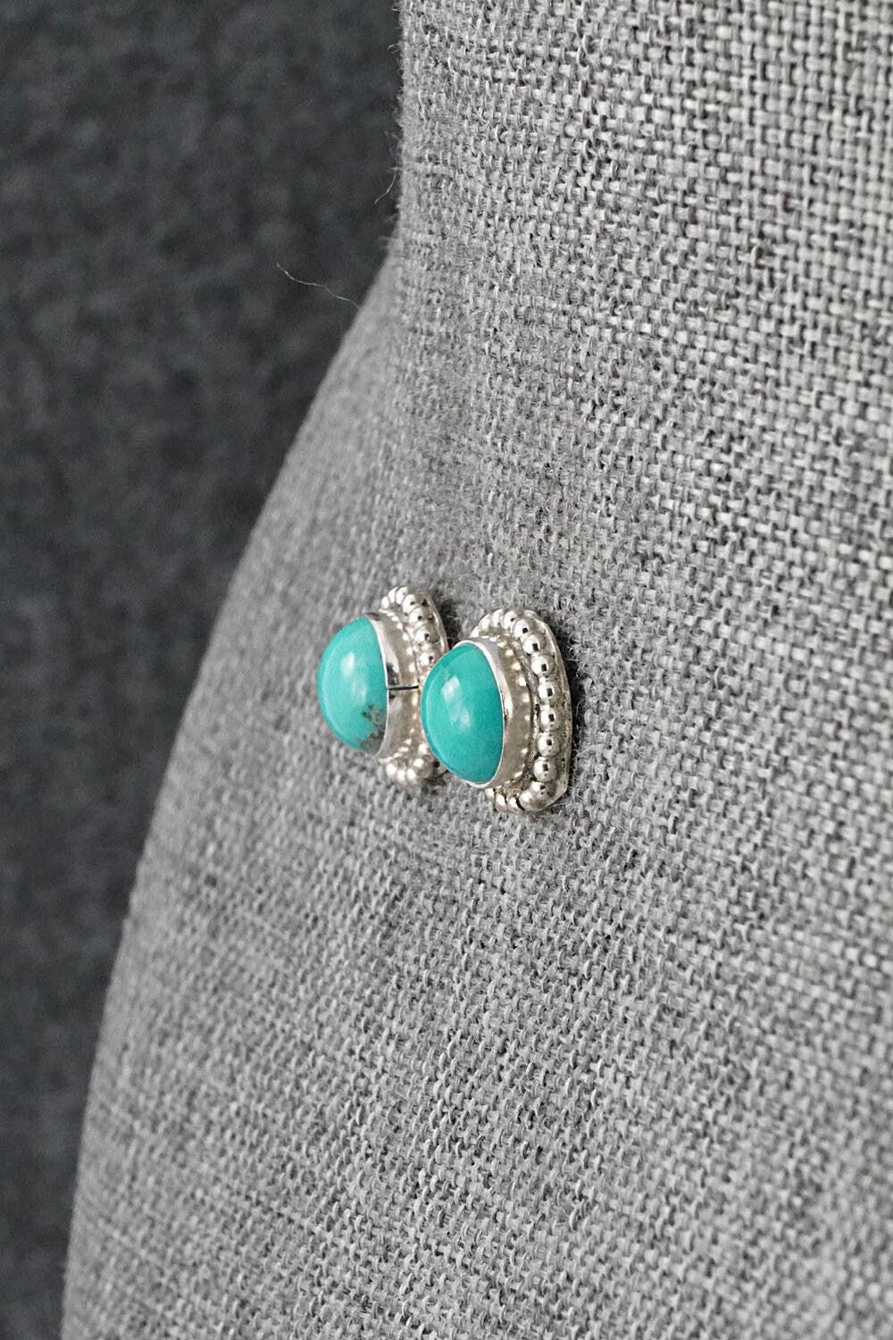 Turquoise & Sterling Silver Earrings - Byron Begay