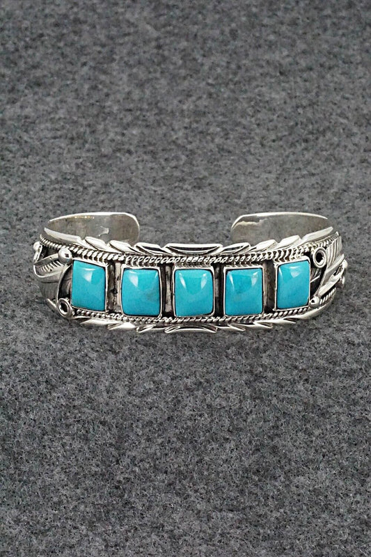 Turquoise & Sterling Silver Bracelet - Davey Morgan