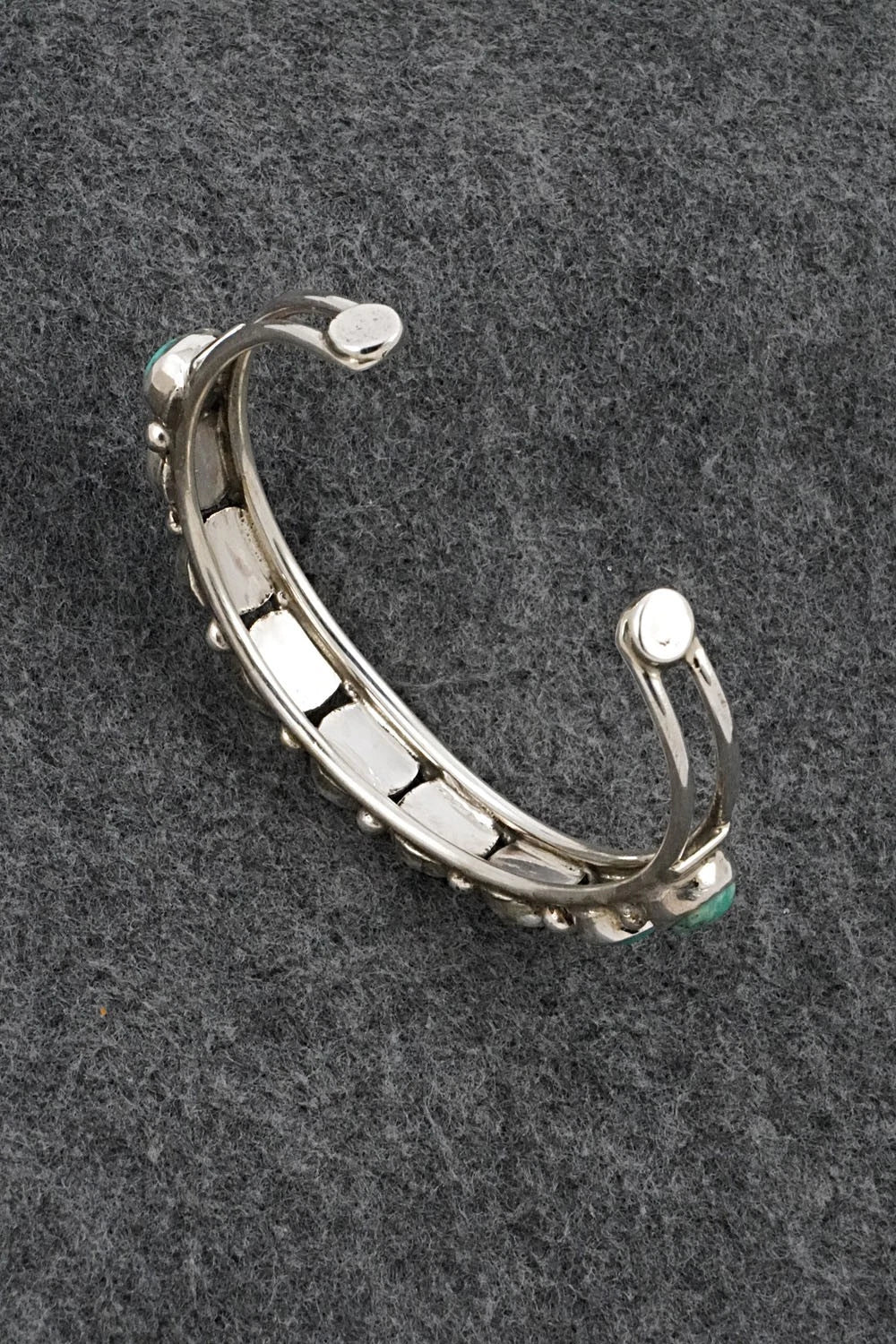 Turquoise & Sterling Silver Bracelet - Priscilla Reeder