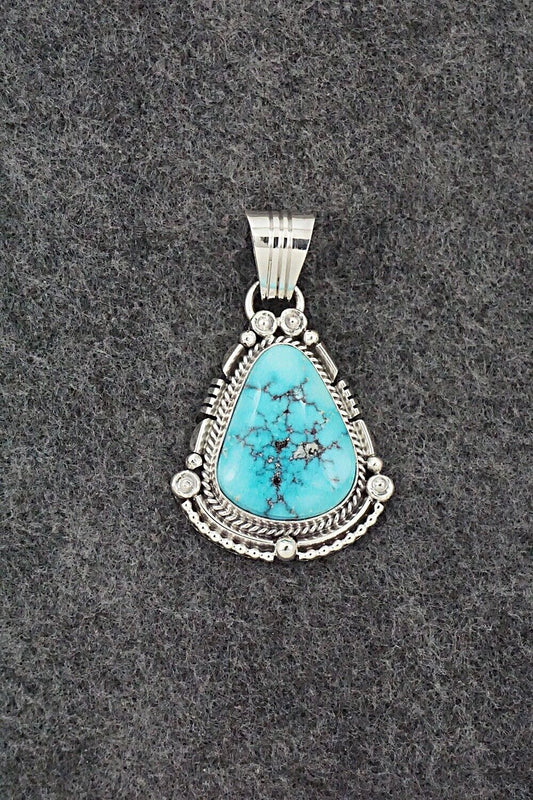 Turquoise & Sterling Silver Pendant - Daniel Benally