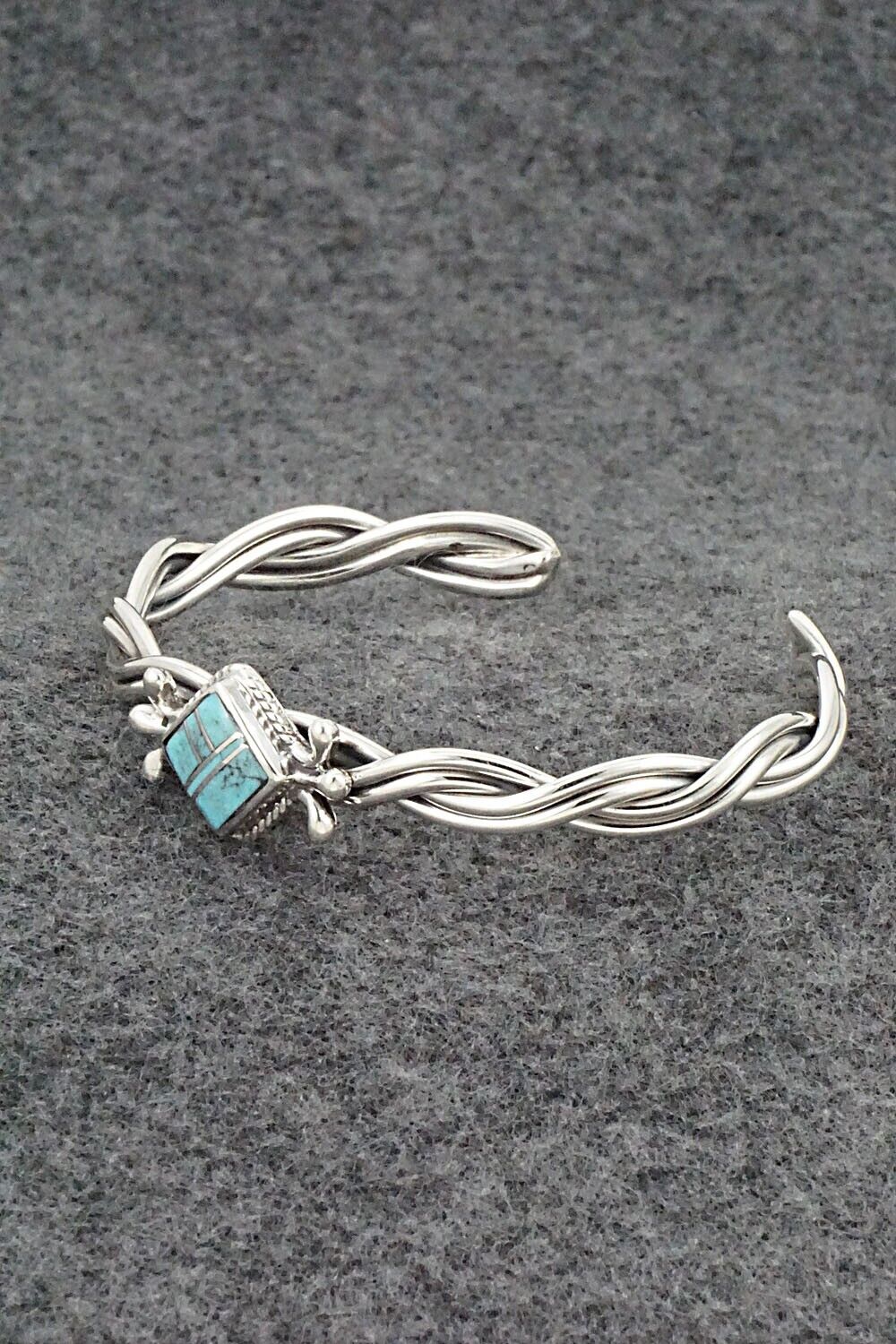 Turquoise & Sterling Silver Bracelet - James Manygoats