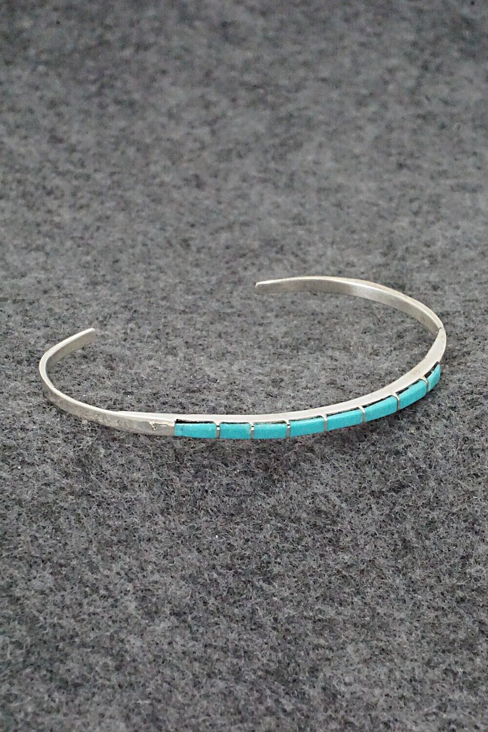 Turquoise & Sterling Silver Bracelet - Jeanette Chavez