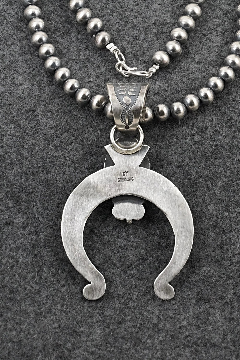 Turquoise & Sterling Silver Necklace - Samuel Yellowhair