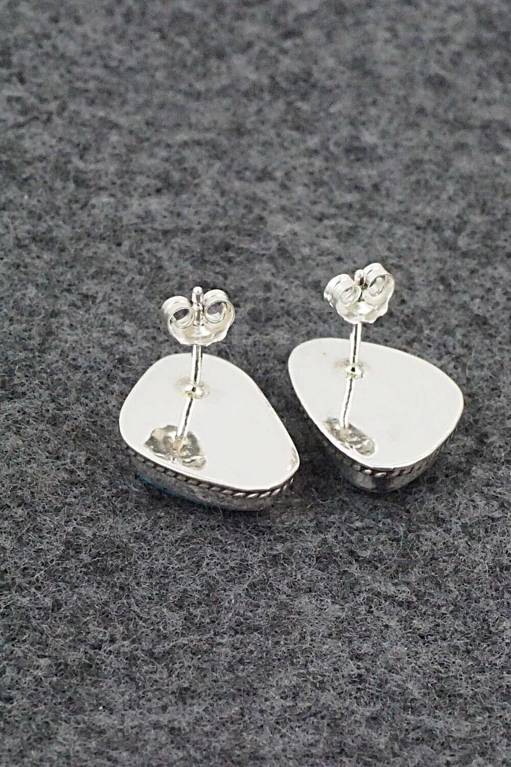 Turquoise & Sterling Silver Earrings - Sharon McCarthy