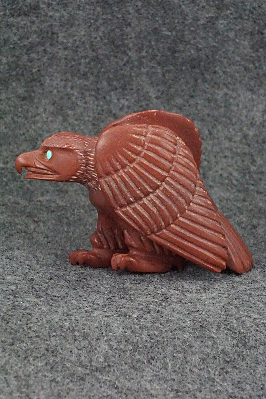 Eagle Zuni Fetish Carving - Albert Eustace Sr.