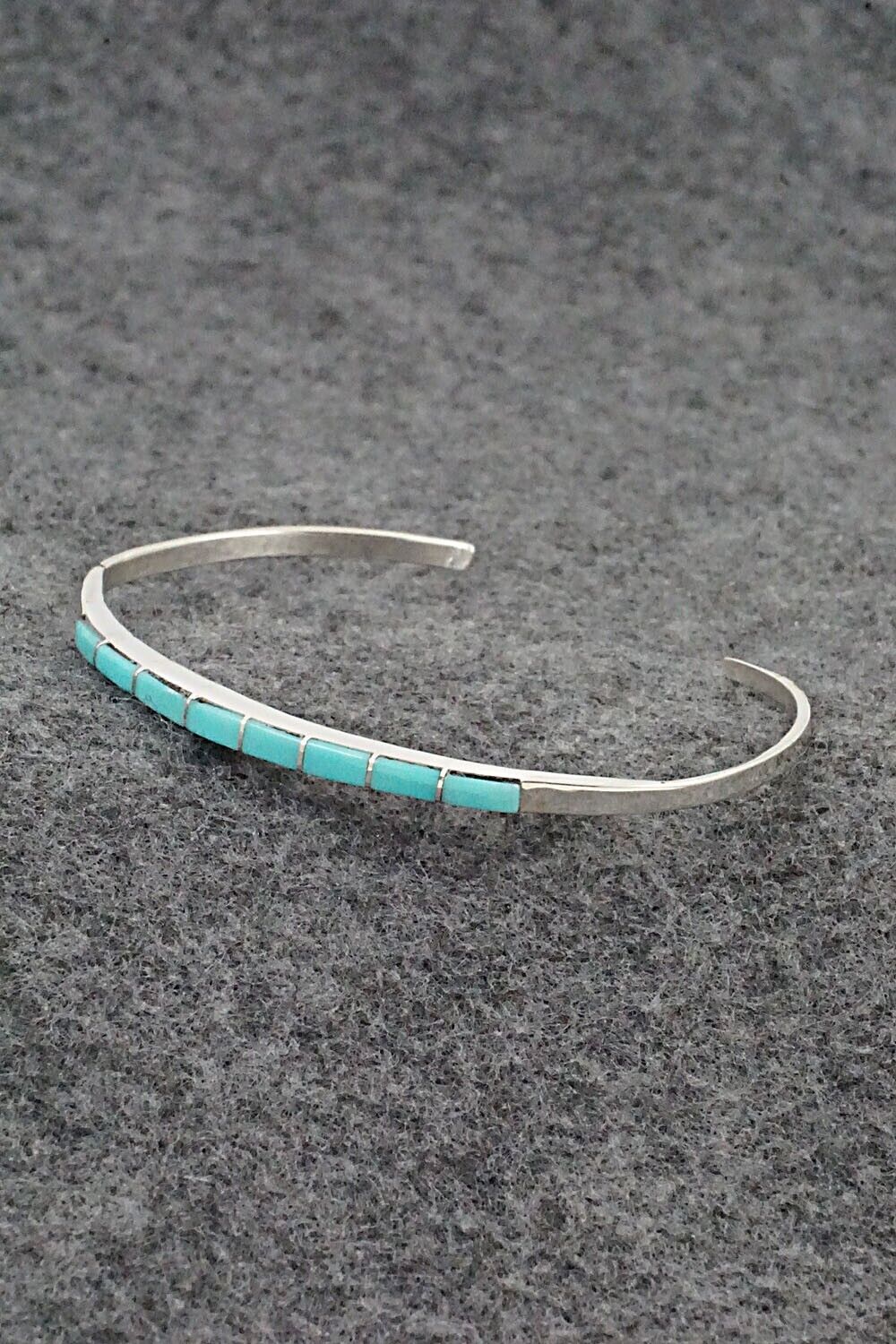 Turquoise & Sterling Silver Bracelet - Jeanette Chavez