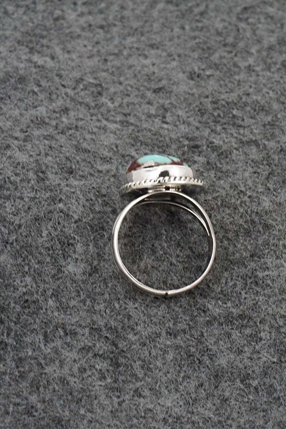 Turquoise & Sterling Silver Ring - Eugene Gruber - Size 5
