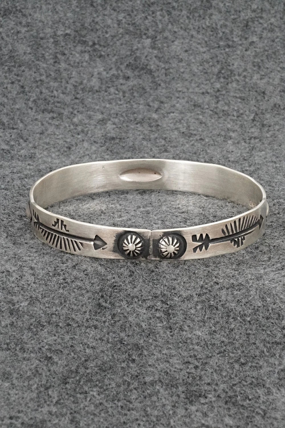Sterling Silver Bangle Bracelet - Elvira Bill
