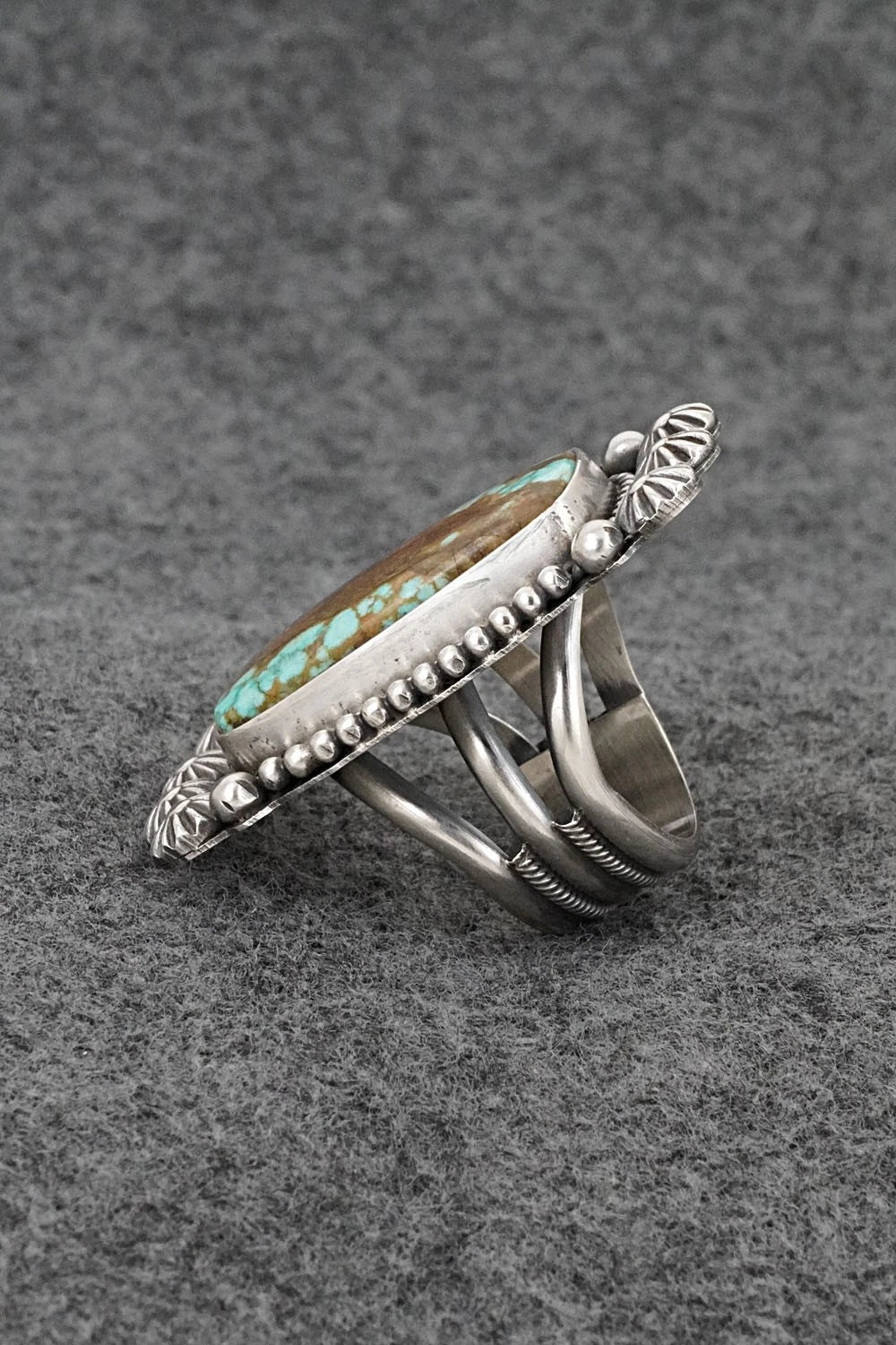 Turquoise & Sterling Silver Ring - Michael Calladitto - Size 7