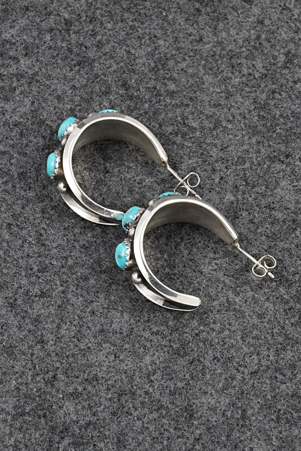 Turquoise & Sterling Silver Earrings - Paul Largo