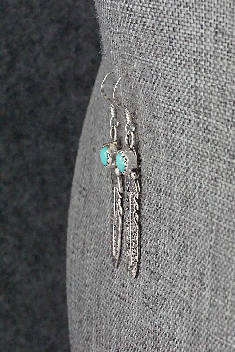 Turquoise & Sterling Silver Earrings - Sharon McCarthy