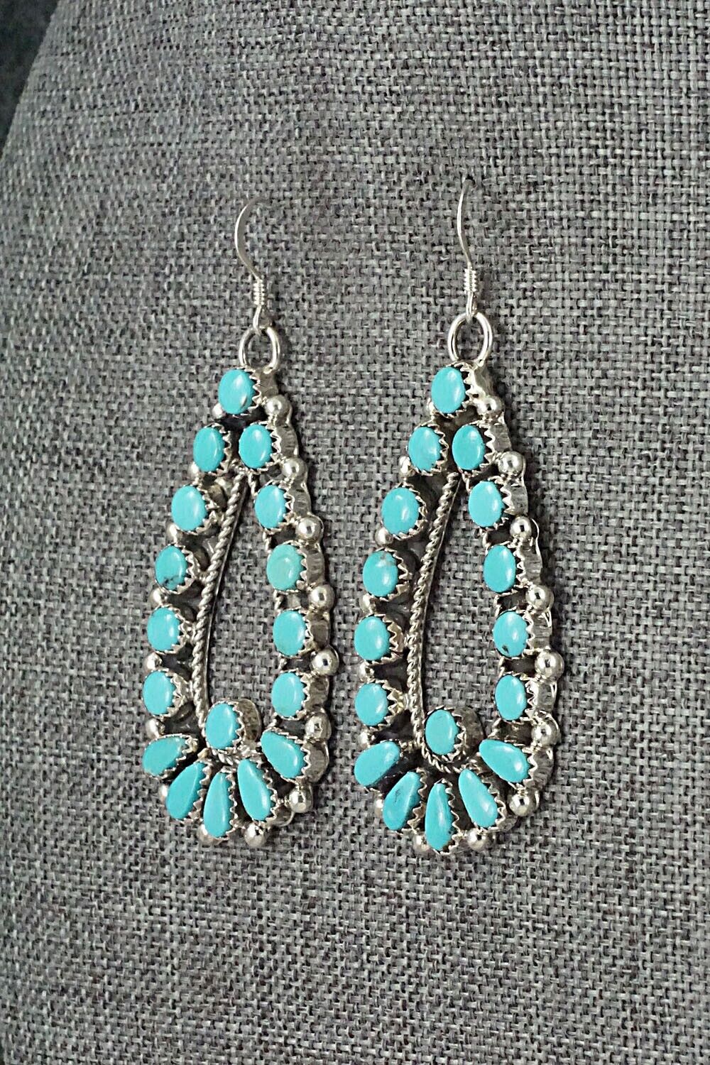 Turquoise & Sterling Silver Earrings - Alicia Wilson