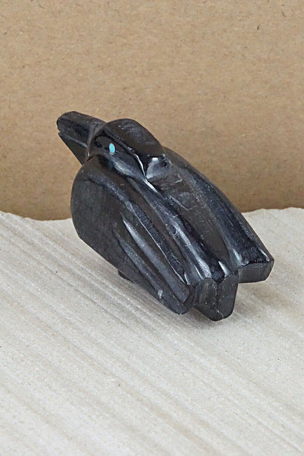 Crow Zuni Fetish Carving - Tim Lementino