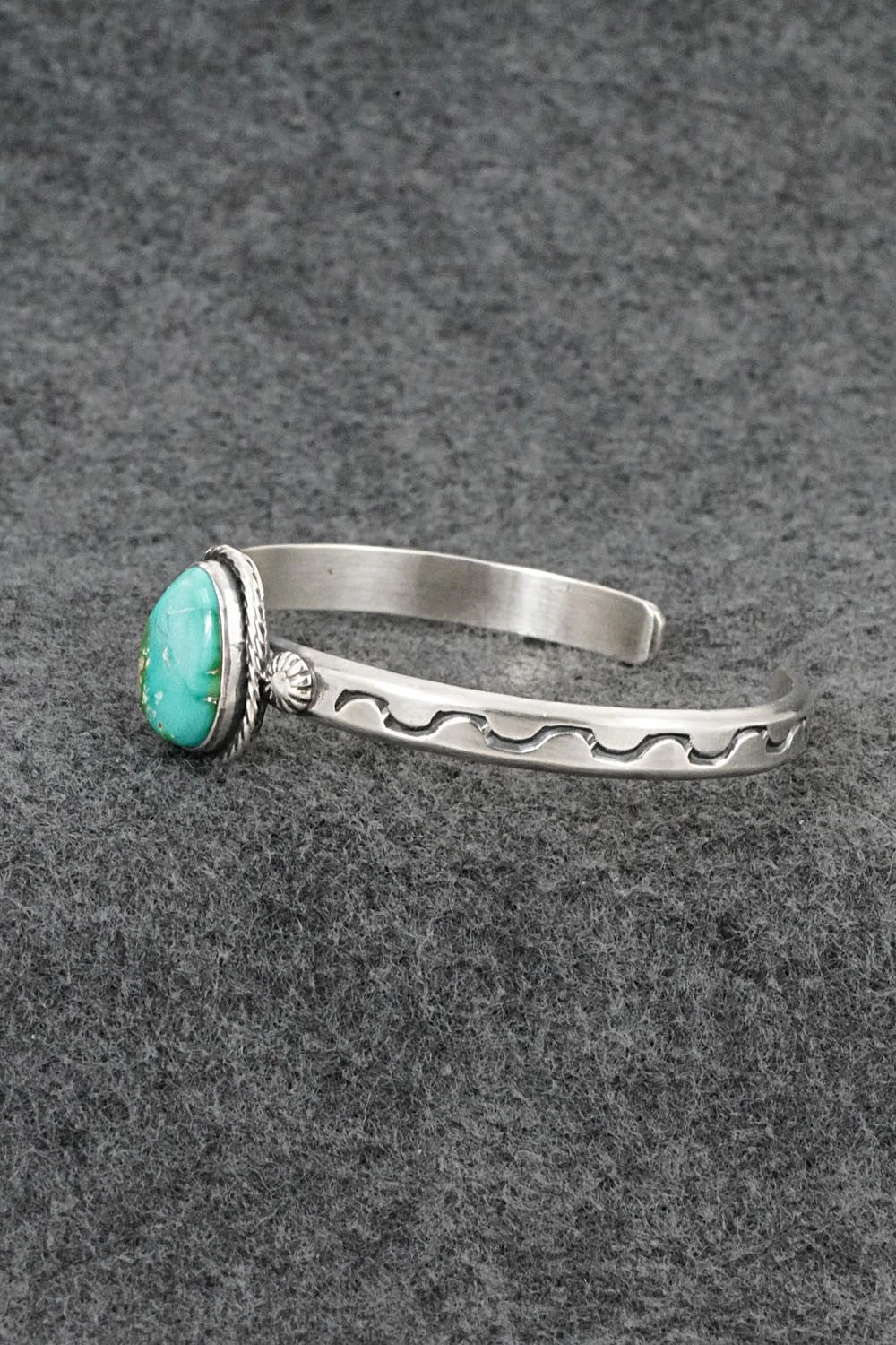 Turquoise & Sterling Silver Bracelet - Samuel Yellowhair