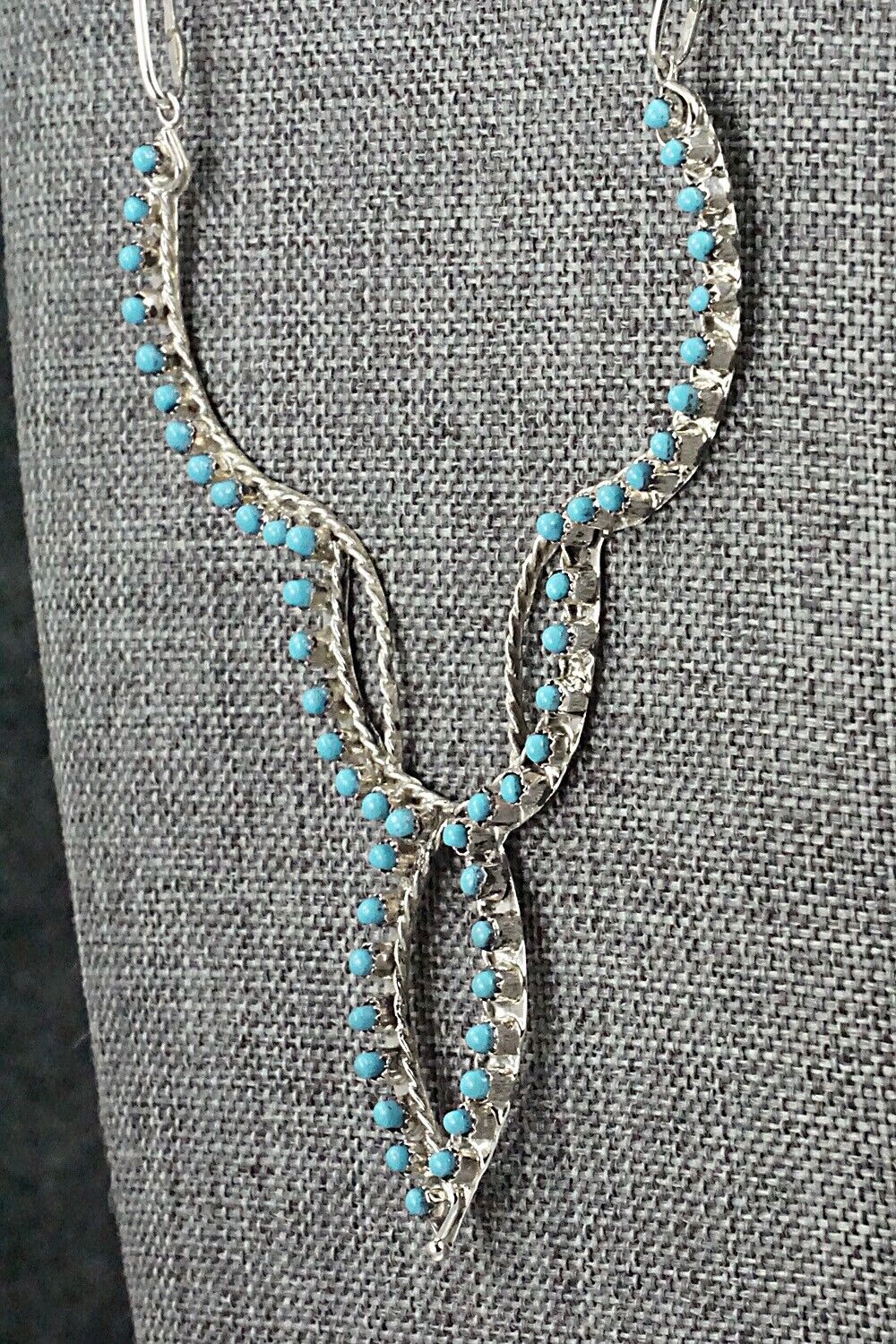 Turquoise & Sterling Silver Necklace Set - Wayne Johnson