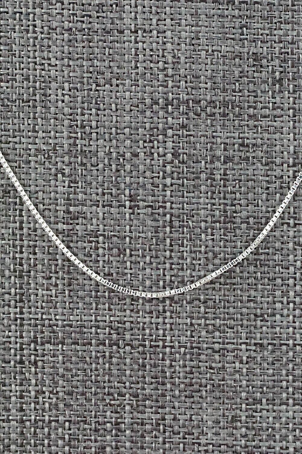 Sterling Silver Chain Necklace - Sterling Silver 18"