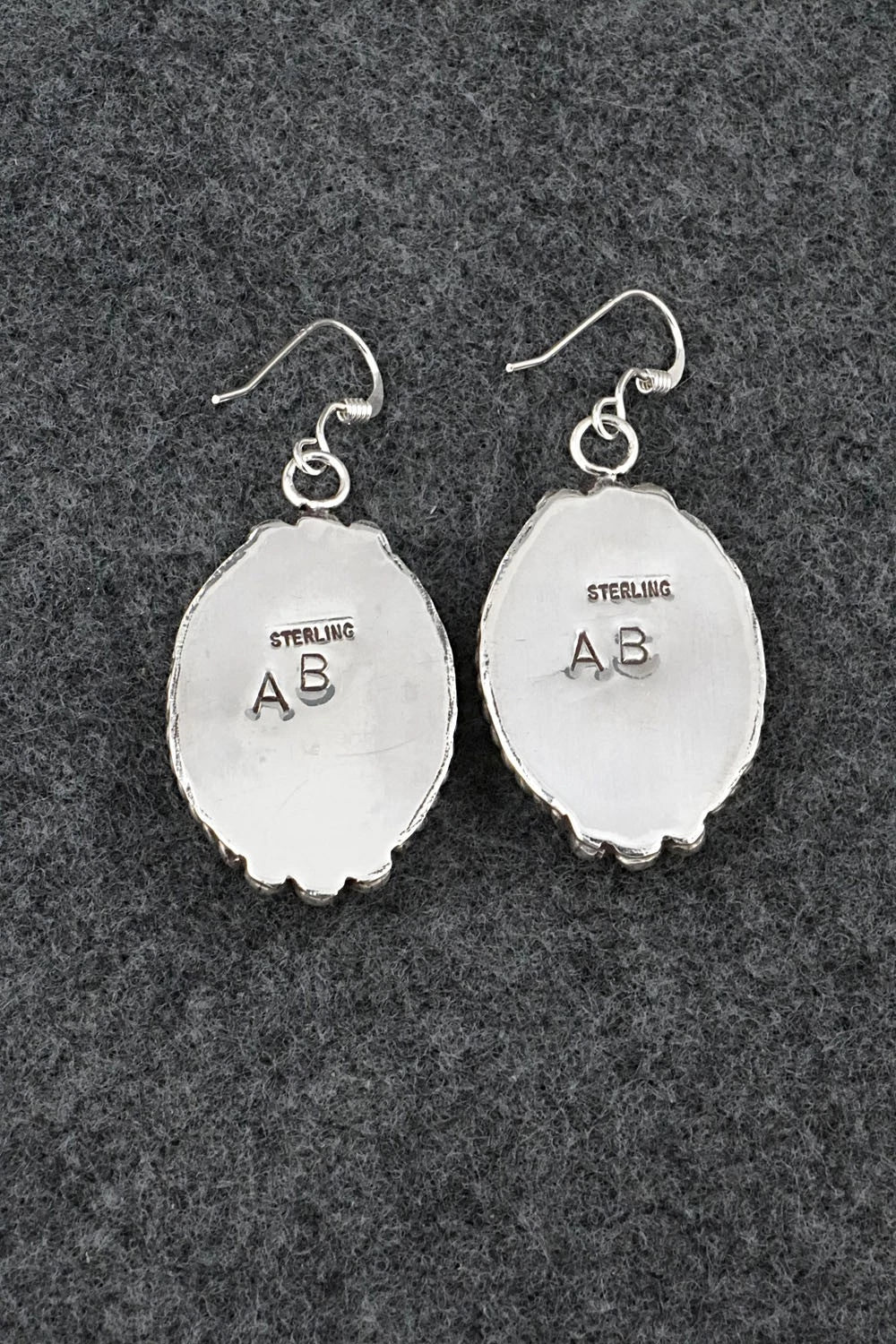 Turquoise & Sterling Silver Earrings - Antwone Brown