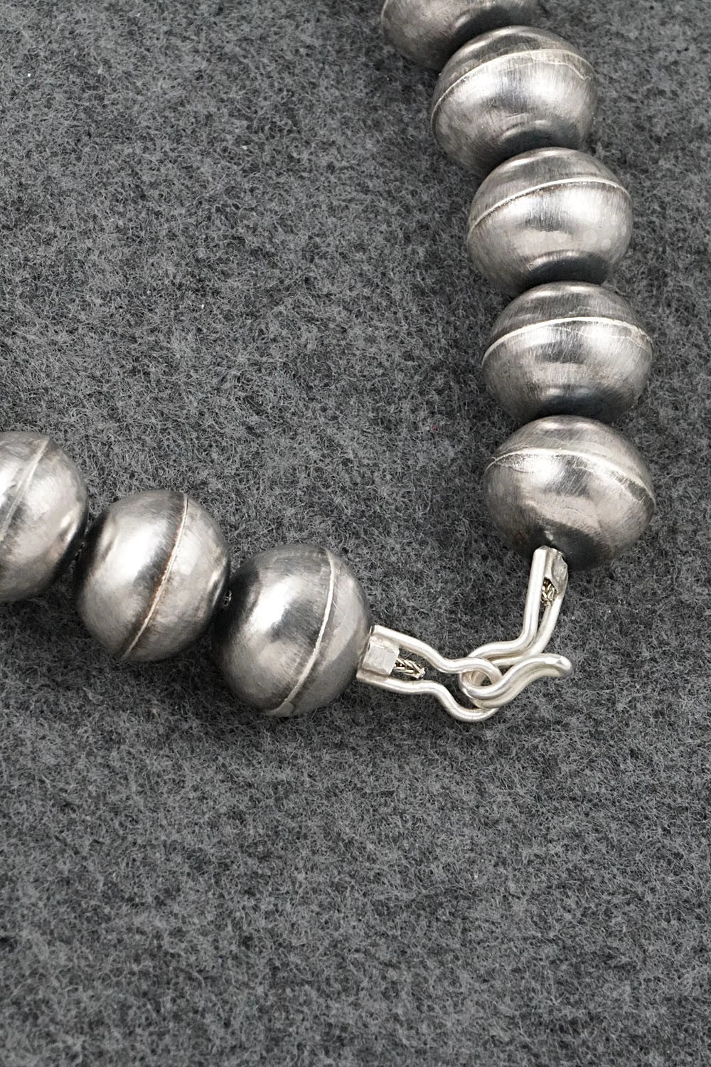 Turquoise & Sterling Silver Squash Blossom Necklace - Chris Hale