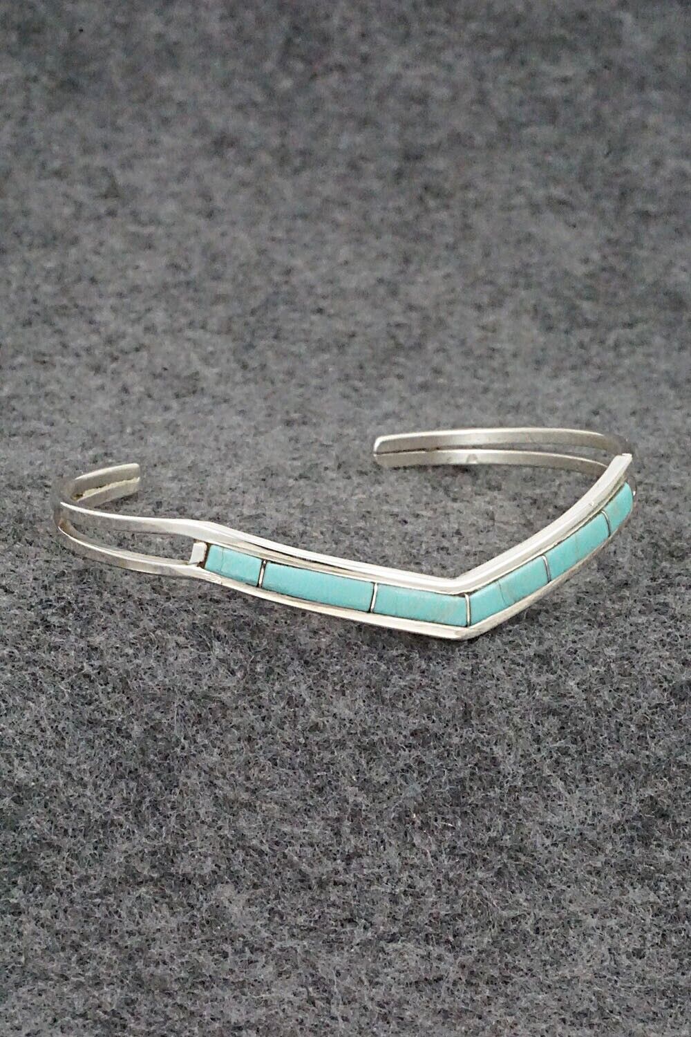 Turquoise & Sterling Silver Bracelet - Jamie Johnson