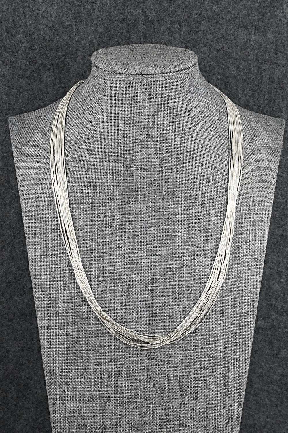 Liquid Silver Necklace - Sterling Silver 18"