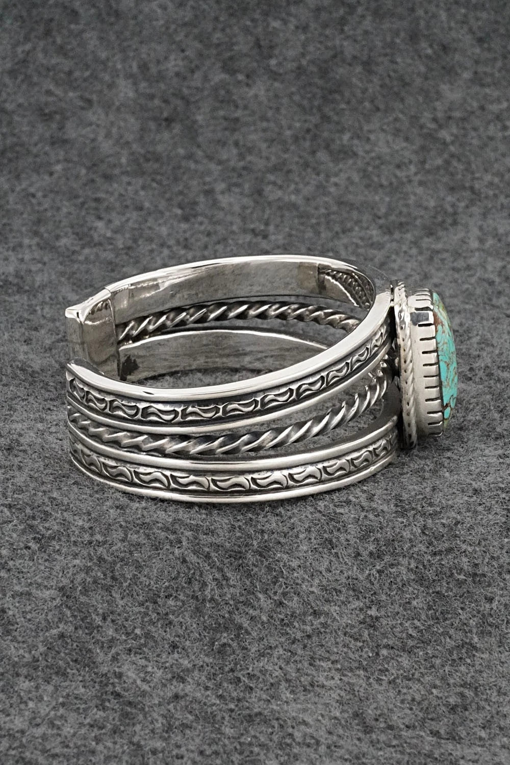 Turquoise & Sterling Silver Bracelet - Roland Dixson