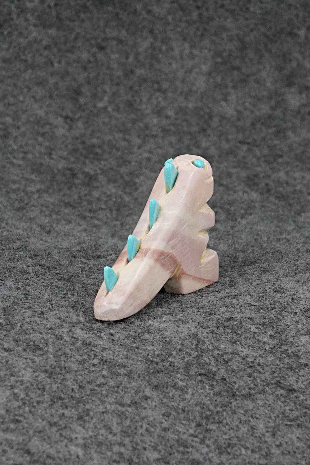 Dinosaur Zuni Fetish Carving - Cody Chavez
