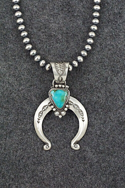 Turquoise & Sterling Silver Necklace - Samuel Yellowhair