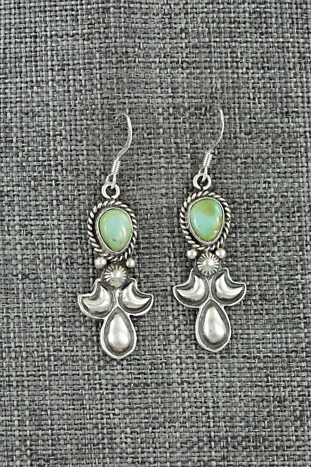 Turquoise & Sterling Silver Earrings - Verley Betone