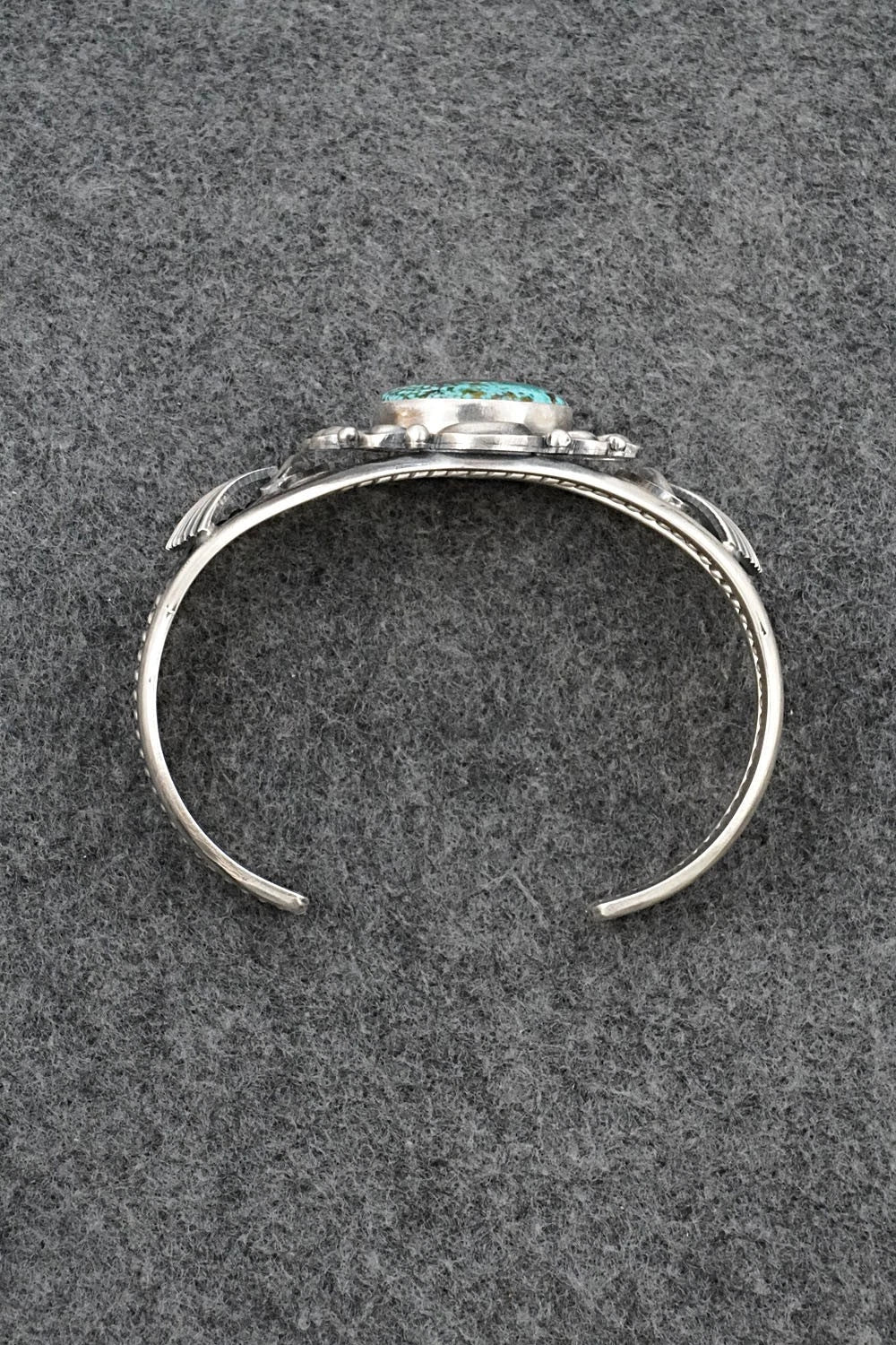 Turquoise & Sterling Silver Bracelet - Derrick Gordon
