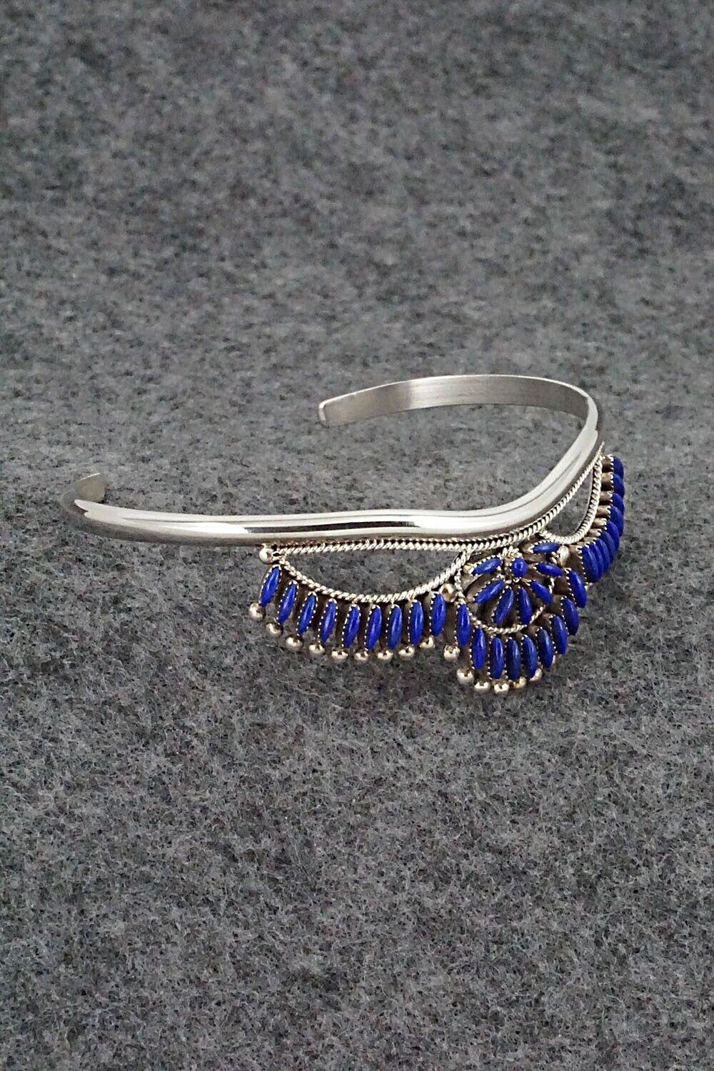 Lapis & Sterling Silver Bracelet - Stewart Nakatewa