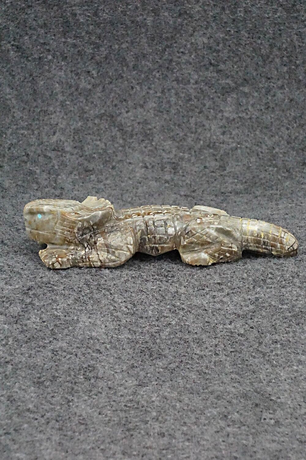 Horned Toad Zuni Fetish Carving - Tony Mackel