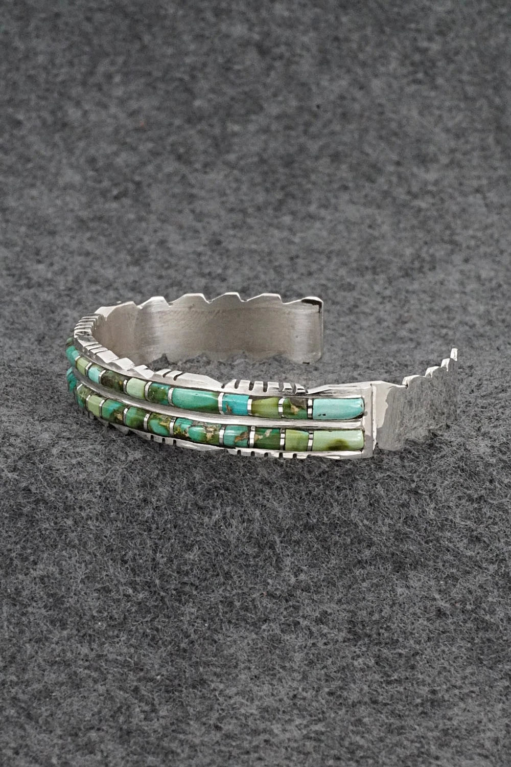 Turquoise & Sterling Silver Bracelet - Sheldon Lalio