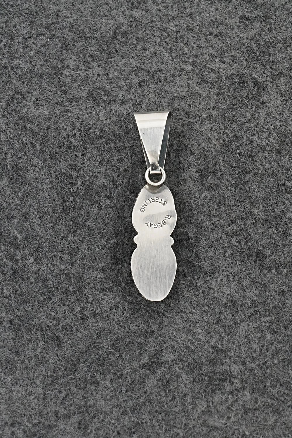 Turquoise & Sterling Silver Pendant - Rena Begay