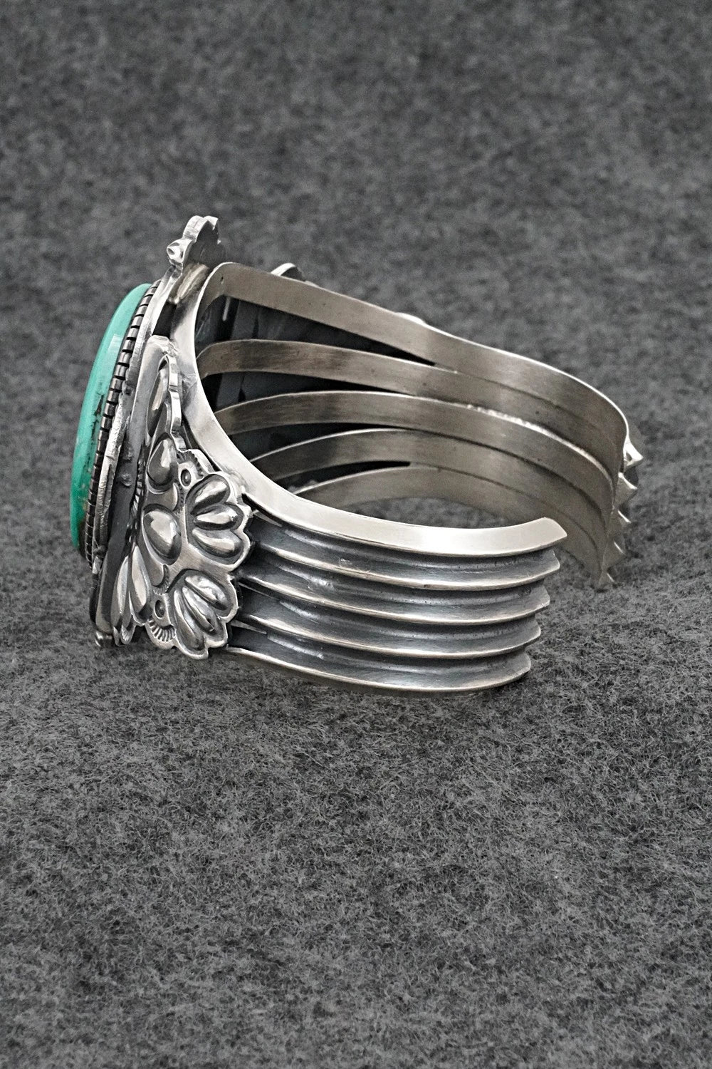 Turquoise & Sterling Silver Bracelet - Hank Vandever