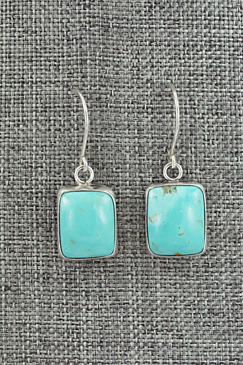 Turquoise & Sterling Silver Earrings - Rena Begay