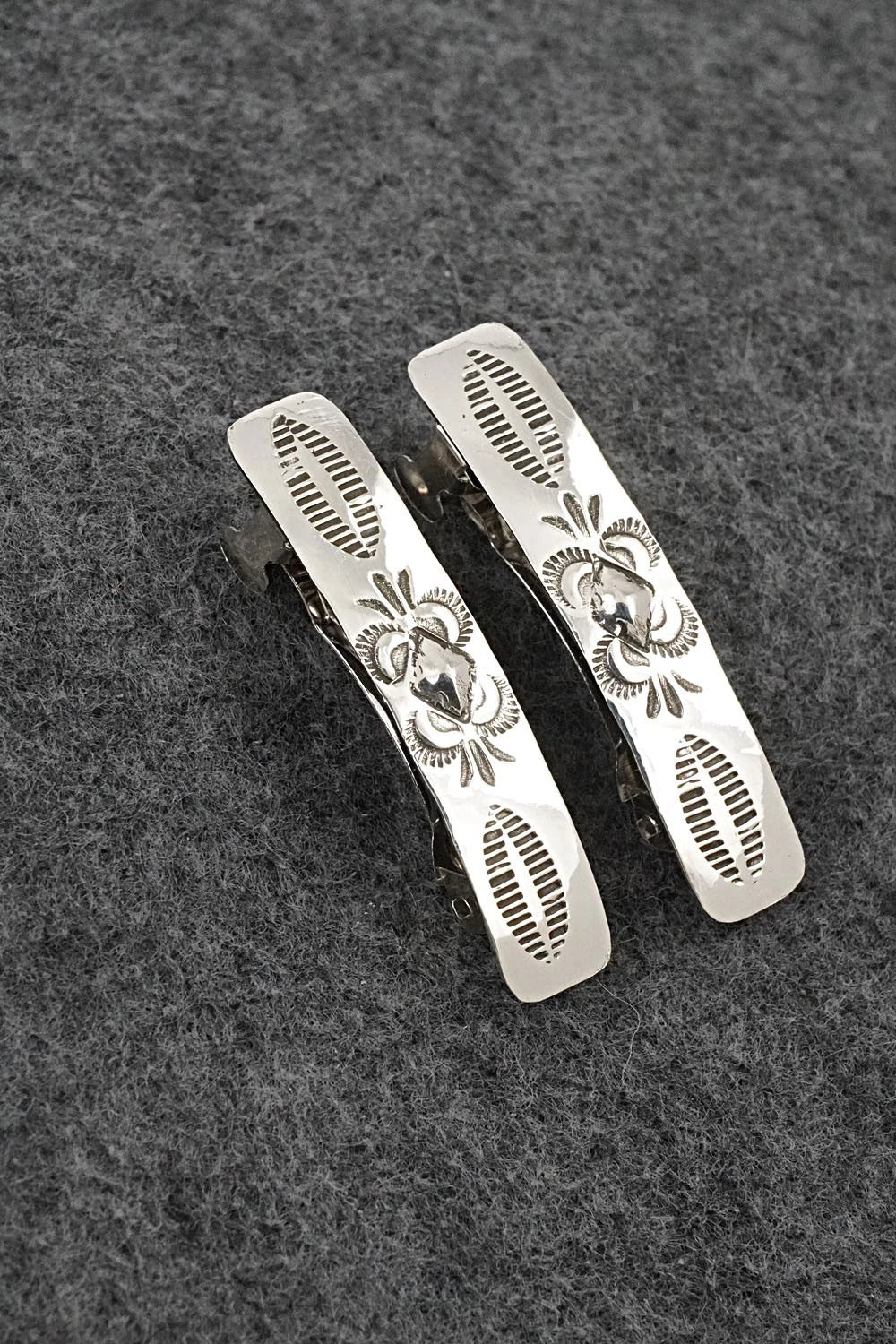 Sterling Silver Barrettes - Bertha Begay